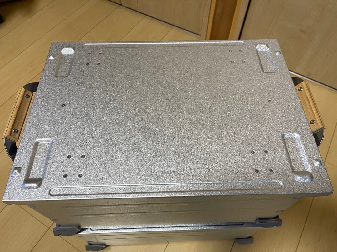 【美品】スノーピーク　シェルフコンテナ25 とリッドラック25の2台セット