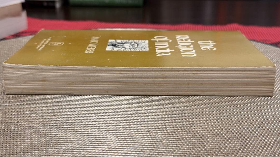 希少　The Religion of India by Max Weber