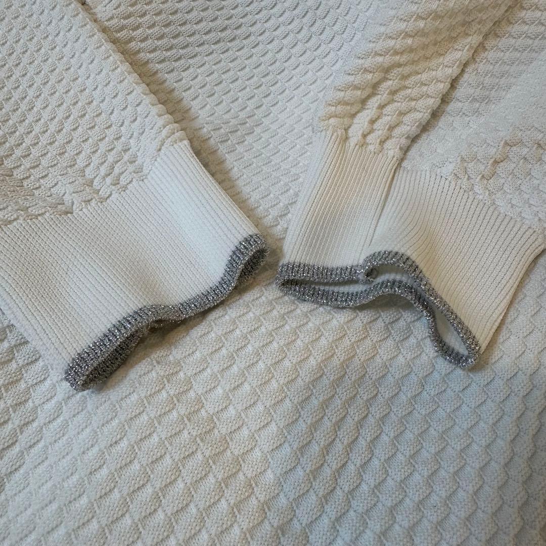 MASTER BUNNY EDITION ペプラムニット セットアップ