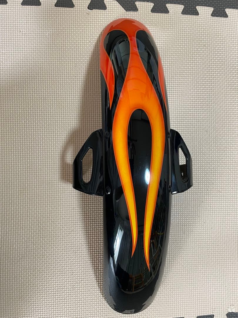 ハーレー　純正　フロントフェンダー　06以降ダイナ　ワイドグライド　炎模様