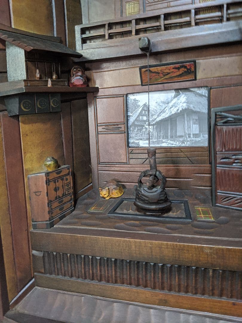 田中徳斎 古民家立体額