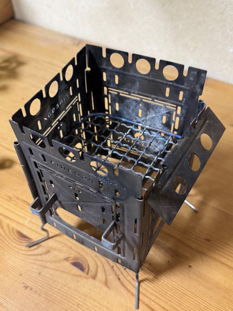 「チタン製」ファイヤーボックス 焚き火台