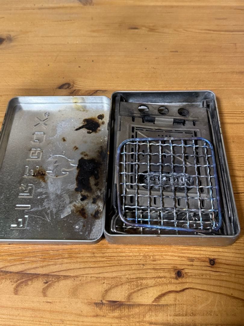 「チタン製」ファイヤーボックス 焚き火台