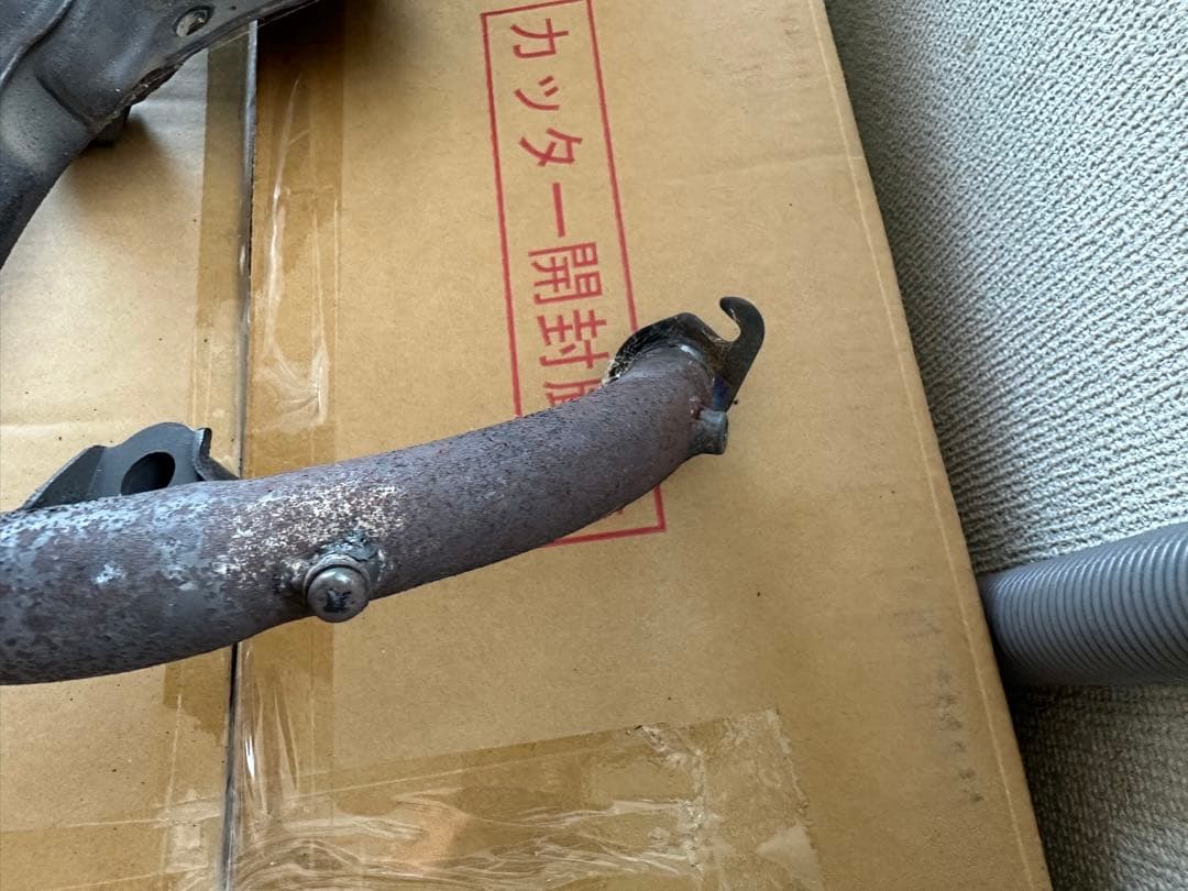 DJ-1純正マフラー Dioタクト黒に塗装済多少の値下げ⭕️