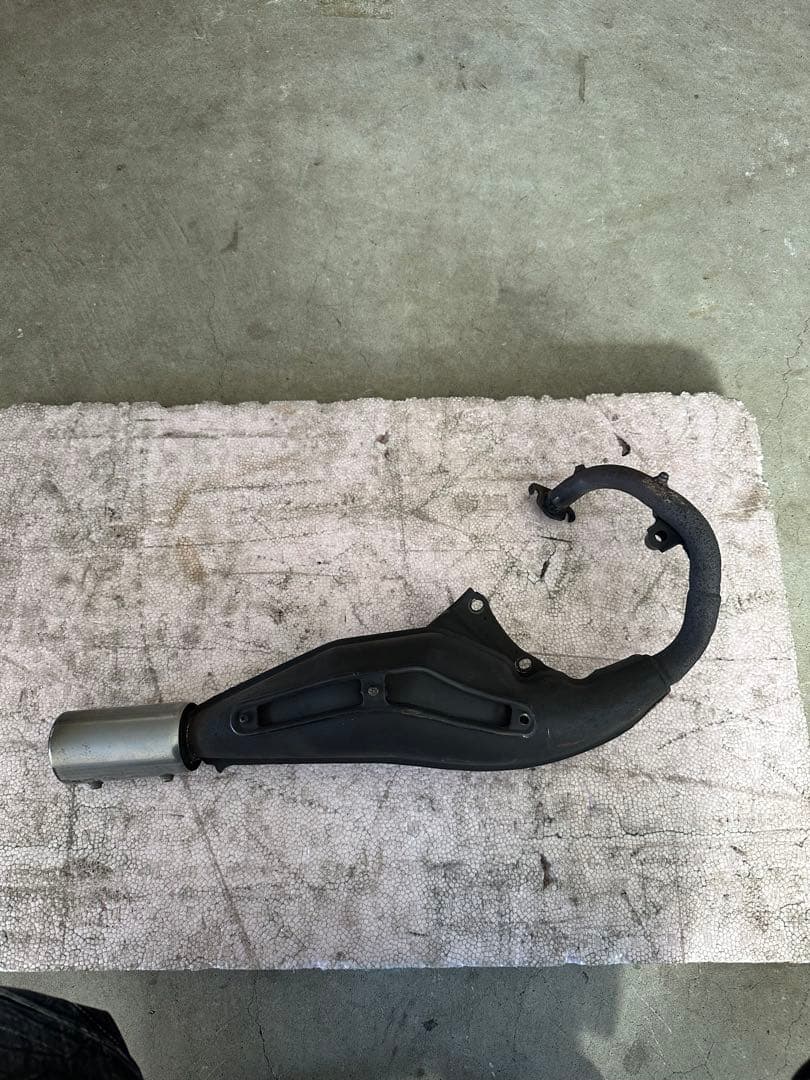 DJ-1純正マフラー Dioタクト黒に塗装済多少の値下げ⭕️