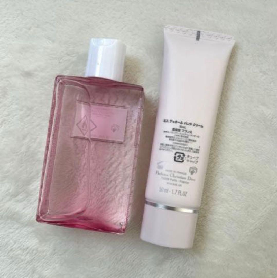新品未使用 Miss Dior ハンドクリーム ハンドジェル セット ピンク