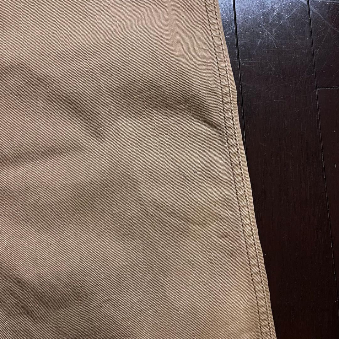 フリーホイーラーズ ロングショアマン ベージュ ワークパンツ 34×34