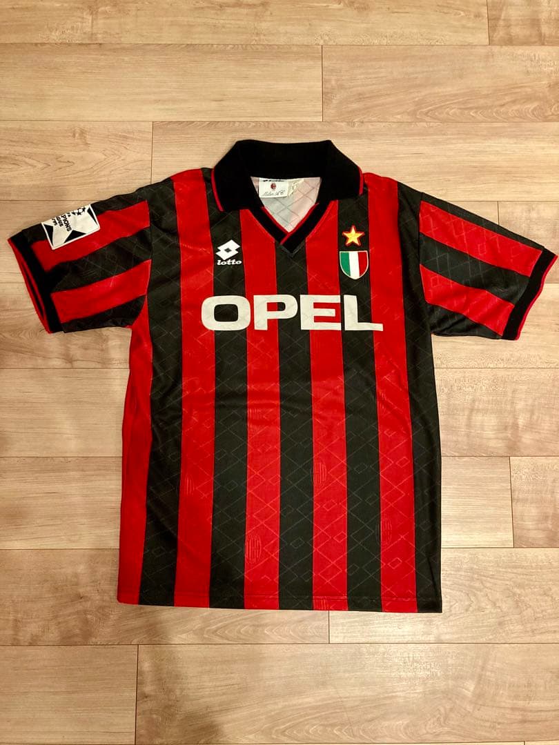 94/95 ACミラン　CLモデル　ユニフォーム イタリア製　サイズL