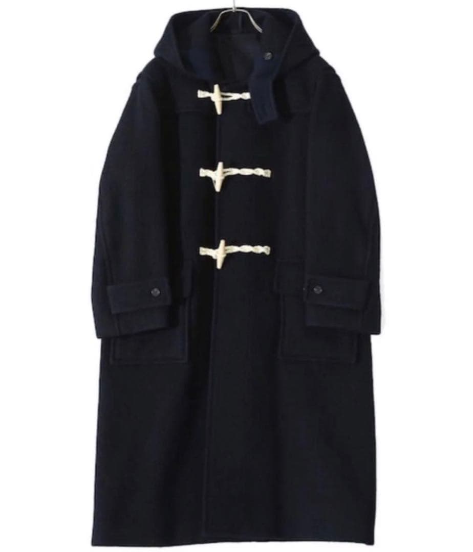 blurhms rootstockブラームス 21aw メルトンダッフルコート