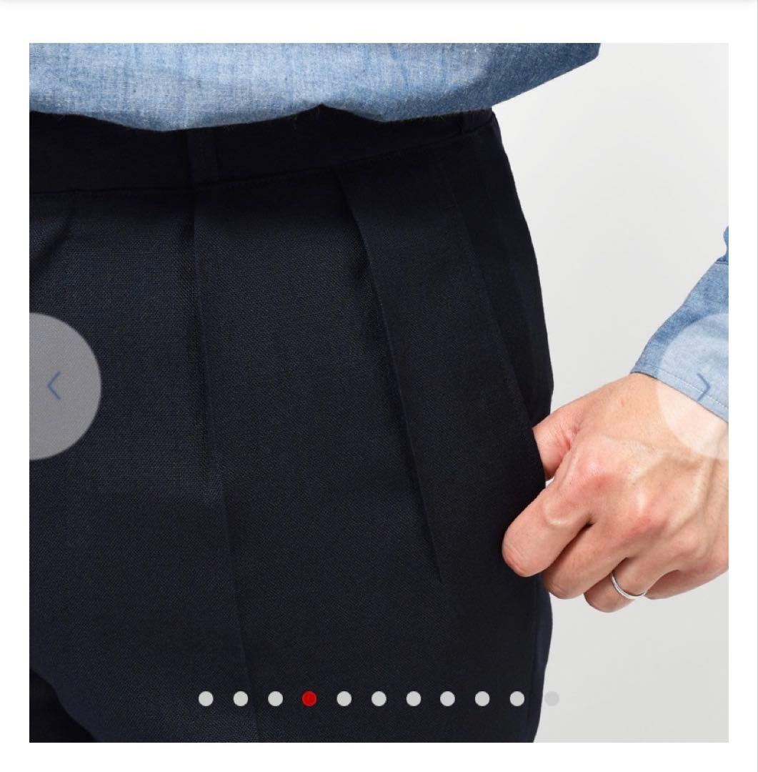 heugn freddie 2インプリーツテーパードスラックス　014 サイズ3