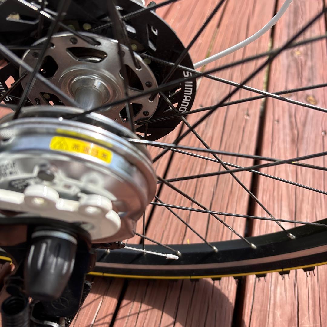 ブリヂストン 子供用自転車 青　24インチ　7段変速ギア