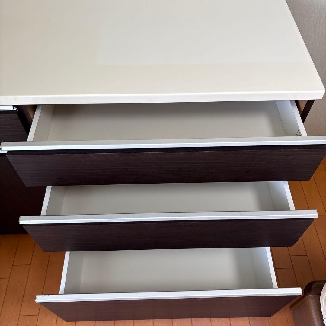 キッチンカウンター キュリー2 120CT DBR ニトリ