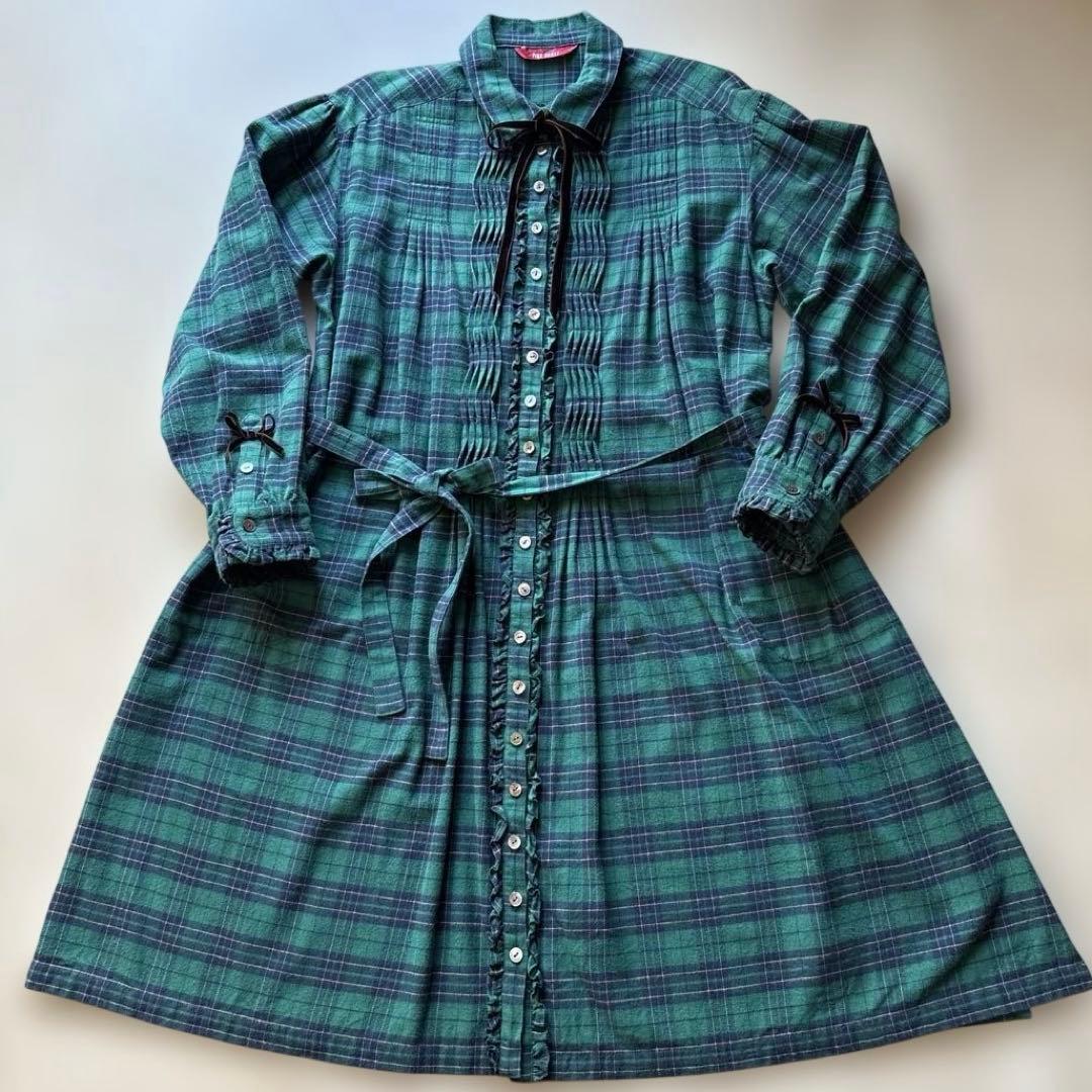 ピンクハウス　チェック柄 ワンピース 　　チュニック