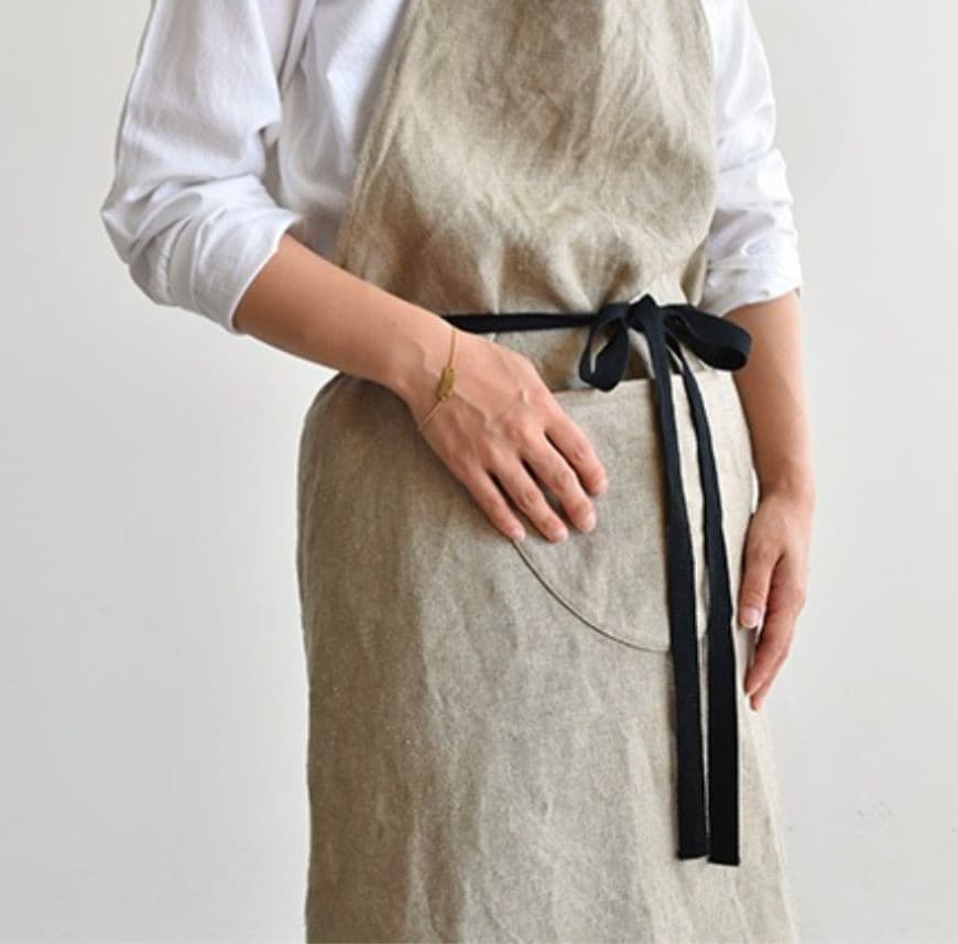 R&D.M.Co-/OLDMANS TAILOR キャンバスリネンエプロン