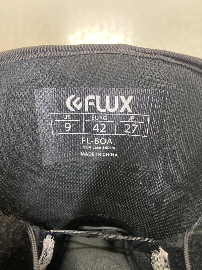 送料無料！！ FLUX FL-30A スノーボードブーツ 27cm バーガンディ