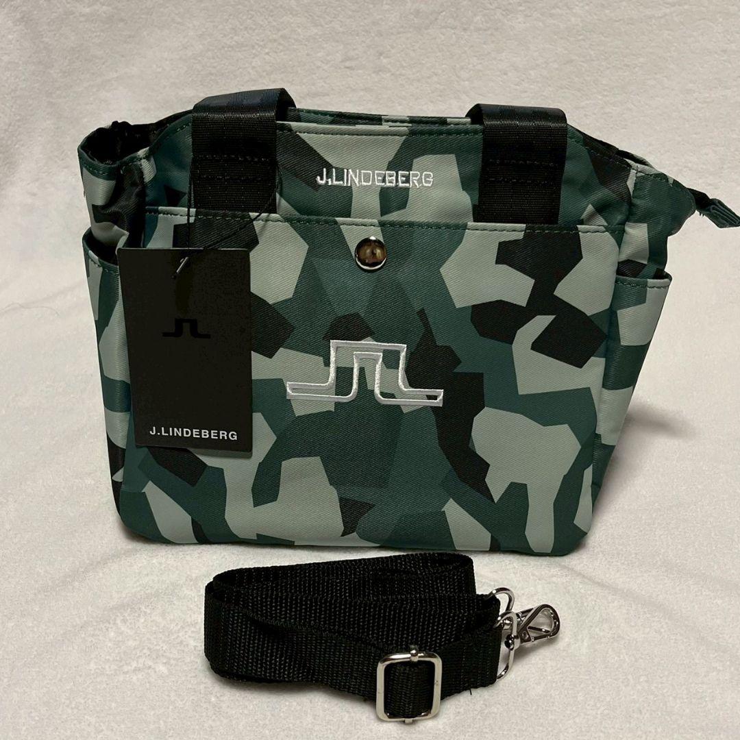 新品　J.LINDEBERG　ゴルフ　カートバッグ　ラウンドバッグ　カーキ