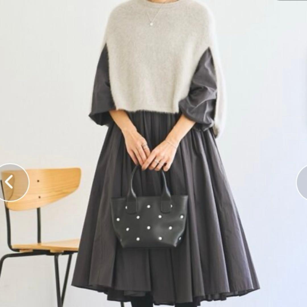 ビアズリー　ファーニットポンチョ