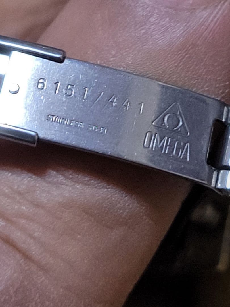断捨離オメガ 腕時計 メタルブレス デビルクオーツ 6151/441