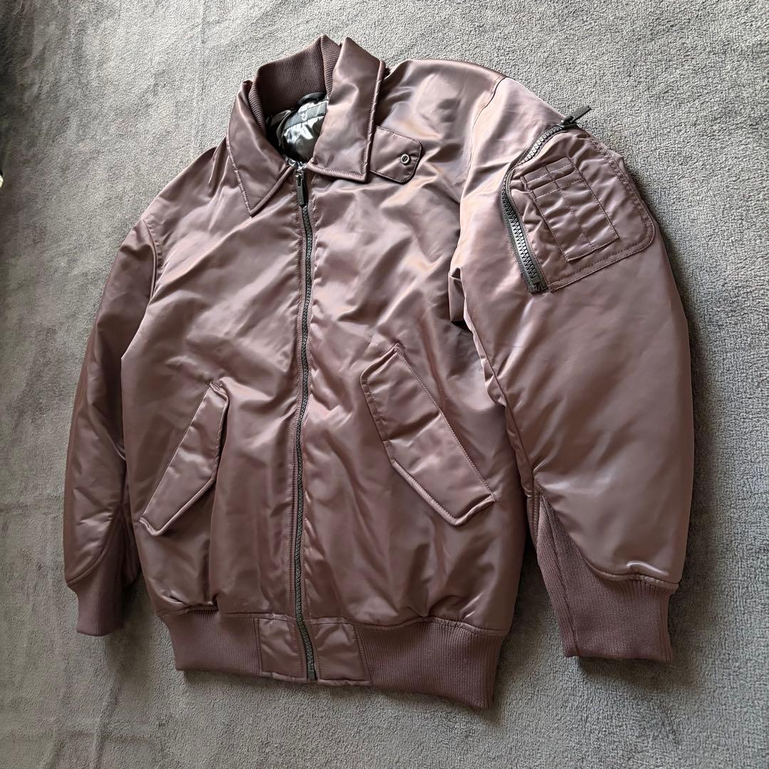 美品 希少 UNIQLO +J ユニクロ ダウン オーバーサイズリブブルゾン M