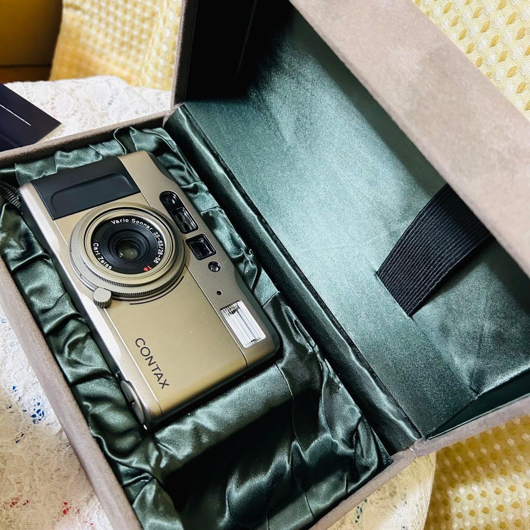 CONTAX T VS コンパクトカメラ　フイルムカメラ　京セラ　美品　ケース付