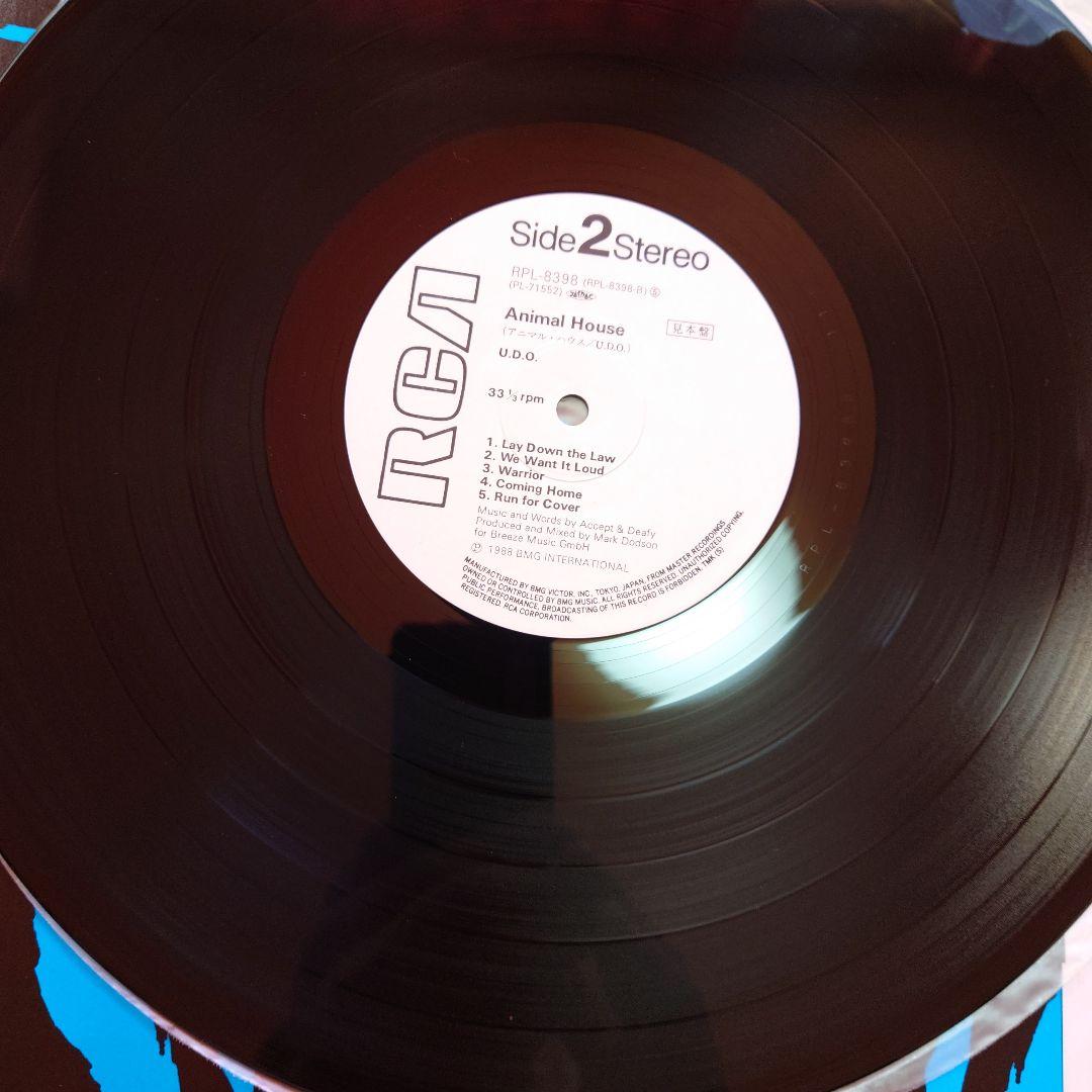【人気盤】アニマルハウス / U.D.O. 国内初回帯付オリジナル見本盤！白ラベ