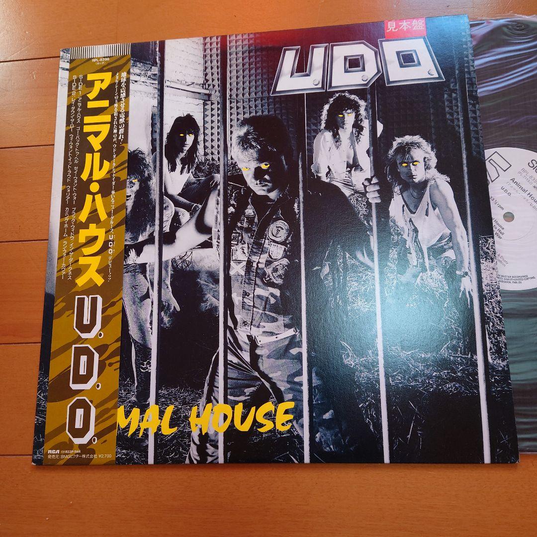 【人気盤】アニマルハウス / U.D.O. 国内初回帯付オリジナル見本盤！白ラベ