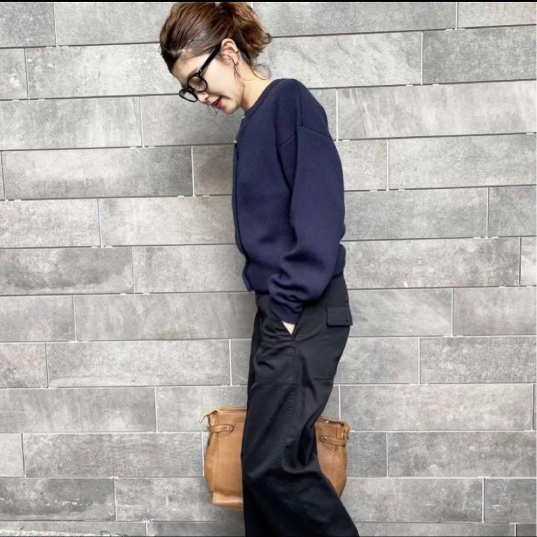 Spick and Span ルーズベイカーパンツ　38 ブラック