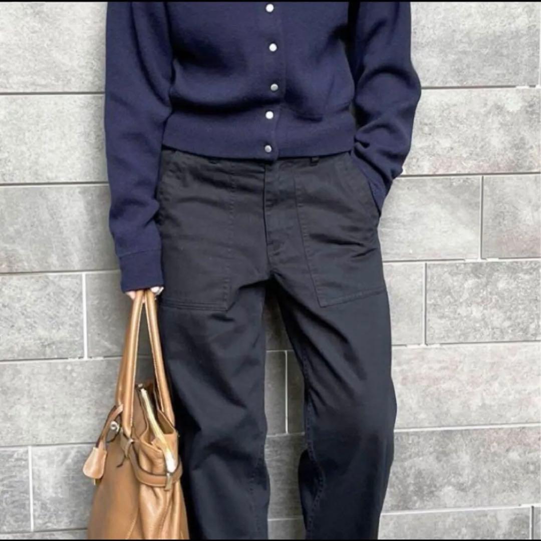 Spick and Span ルーズベイカーパンツ　38 ブラック