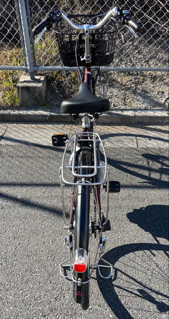 ヤマハPASナチュラ電動アシスト自転車タイヤ新品交換済26インチ整備済関東圏配送