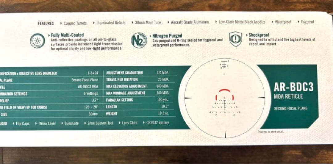 Vortex VENOM 1-6x24 SFP ボルテックス スコープ 【新品】