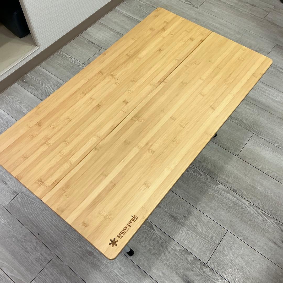 peak ワンアクションローテーブル竹