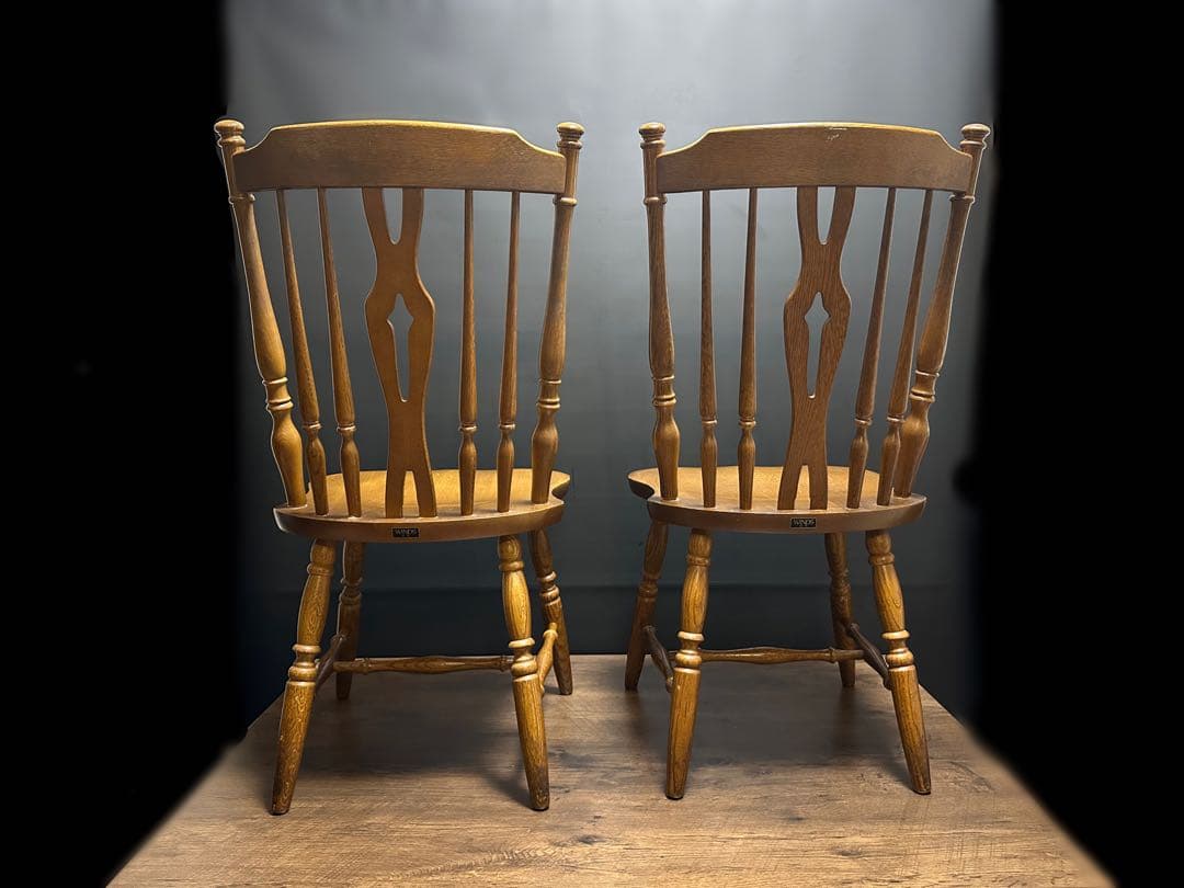 ウィンザーチェア オーク　 飛騨　 太平WINDS　2脚セット