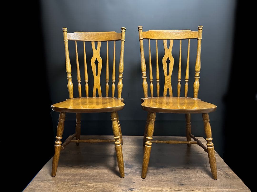 ウィンザーチェア オーク　 飛騨　 太平WINDS　2脚セット