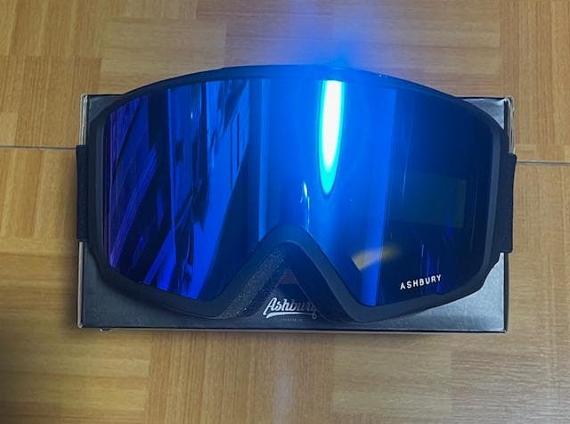 新品ASHBURY ARROW CALLSIGNブルーミラーマグネットレンズ交換