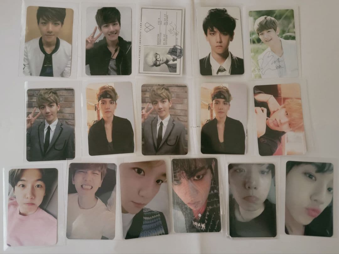 EXO ベッキョン トレカ セット