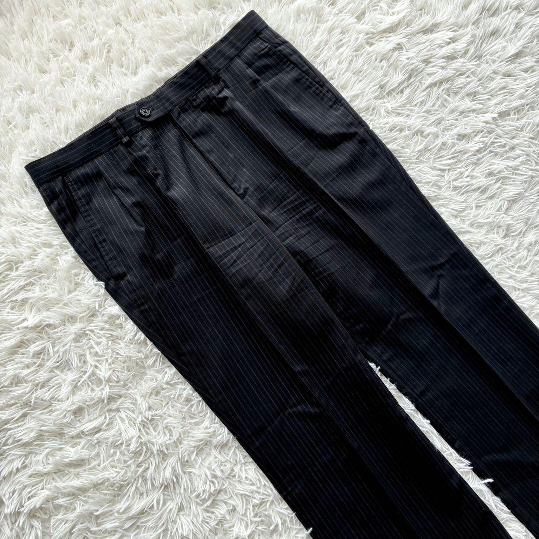 【美品】TENORAS ティノラス ストライプ 3ピース スーツ XL グレー