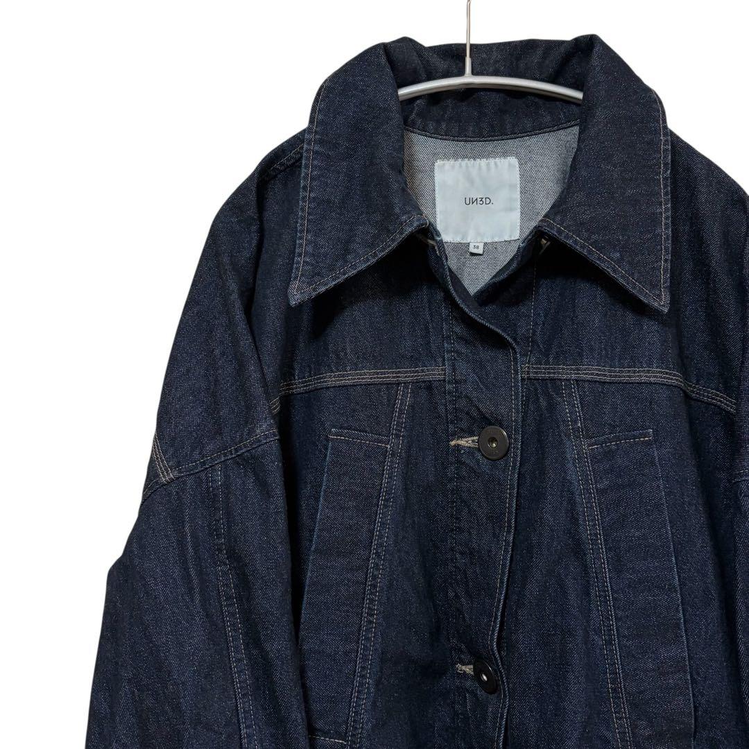 N-741 UN3D ビッグサイズ　デニムジャケット　ユニセックス　38 良品