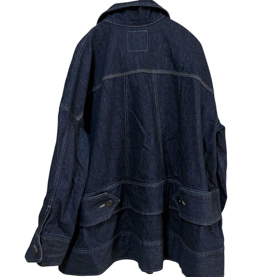 N-741 UN3D ビッグサイズ　デニムジャケット　ユニセックス　38 良品