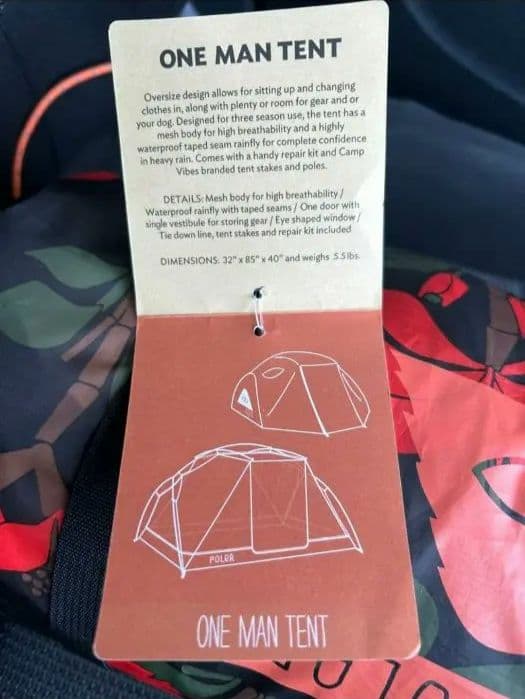 POLeR ポーラー　One Man Tentワンマンテント