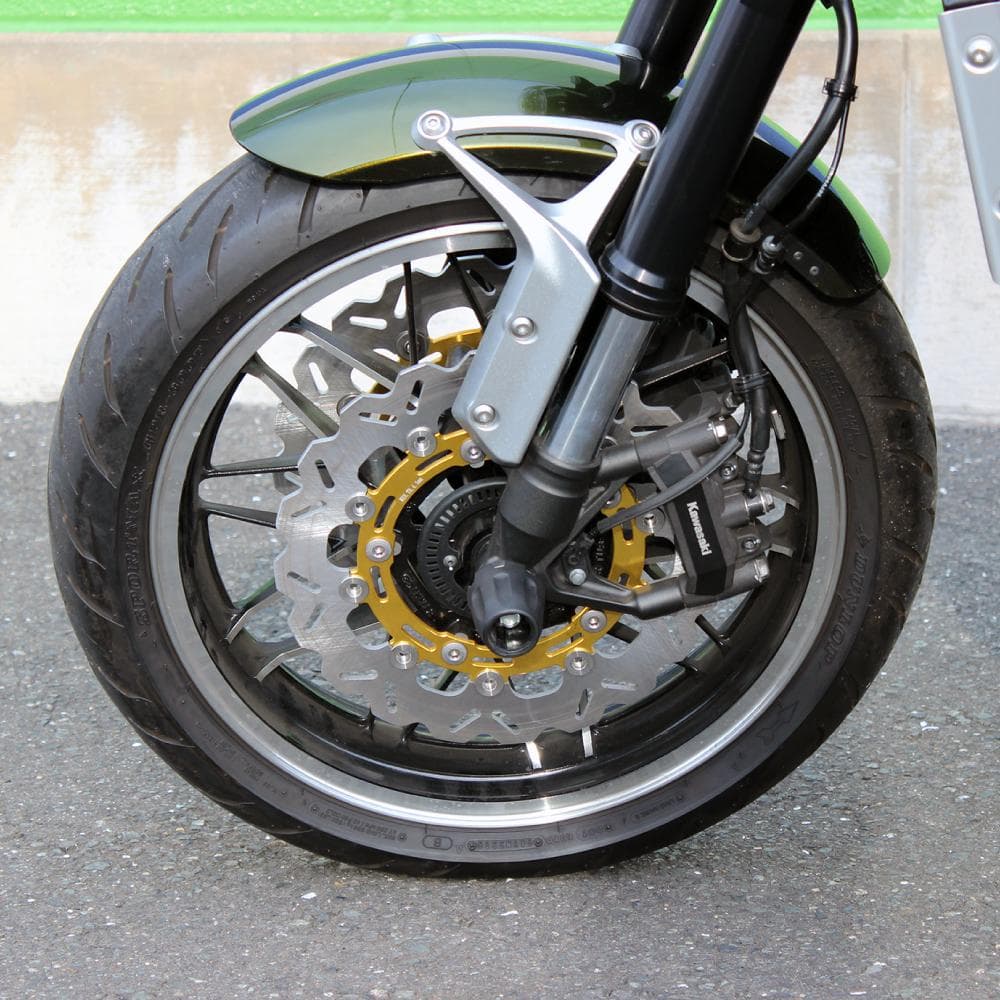 犬*犬様 半額スタート Z900RS/カフェ フロント ディスクローター ゴール