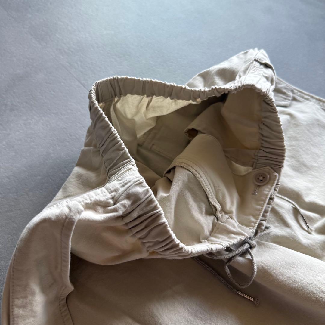 【人気カラー✨】SHISHIKUI PARACHUTE PANTS CREAM