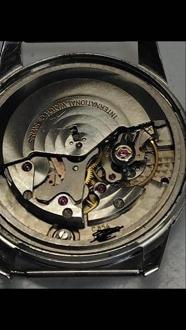 オールドインター　　IWC 1960年代　　自動巻き　ライスブレス　純正リューズ