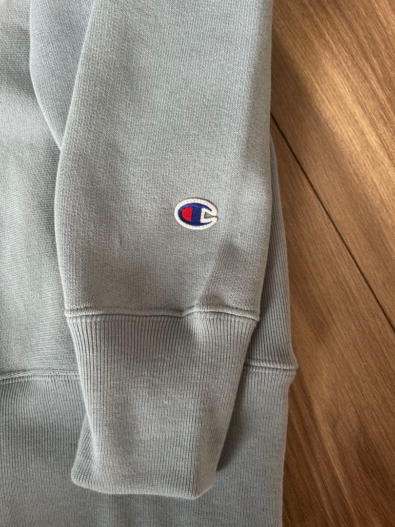 Champion リバースウィーブ カレッジロゴプリントスウェット