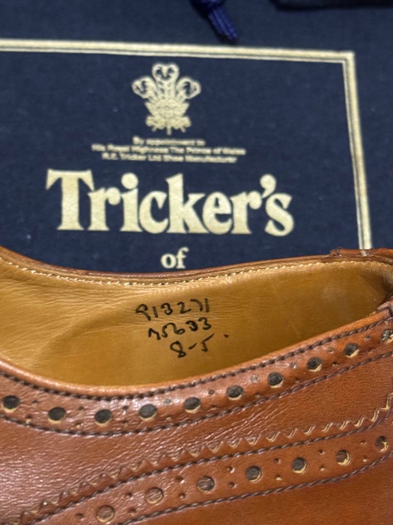 定価11万円トリッカーズバートンマロンUK8フィッティング5