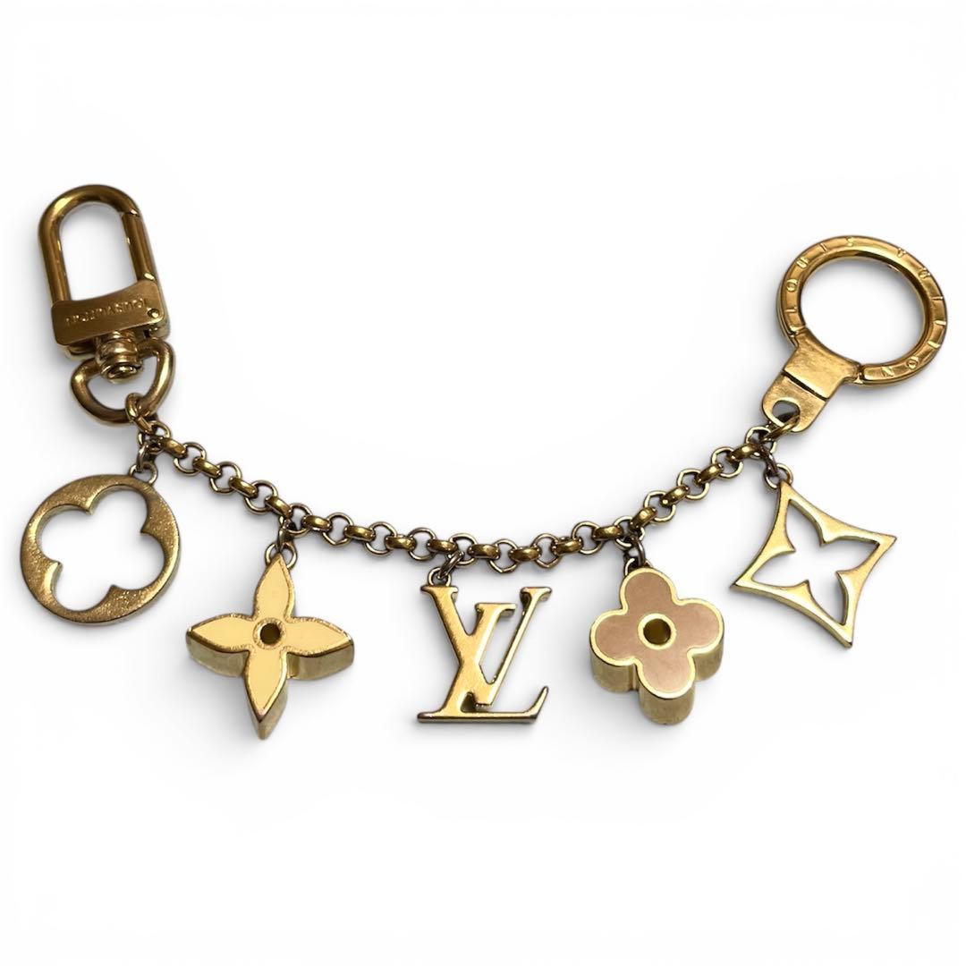 LOUIS VUITTON フルールドゥ バッグチャームM65111 ゴールド