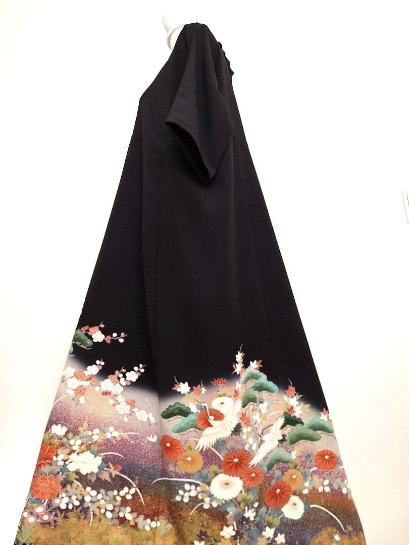 着物リメイクワンピース3637