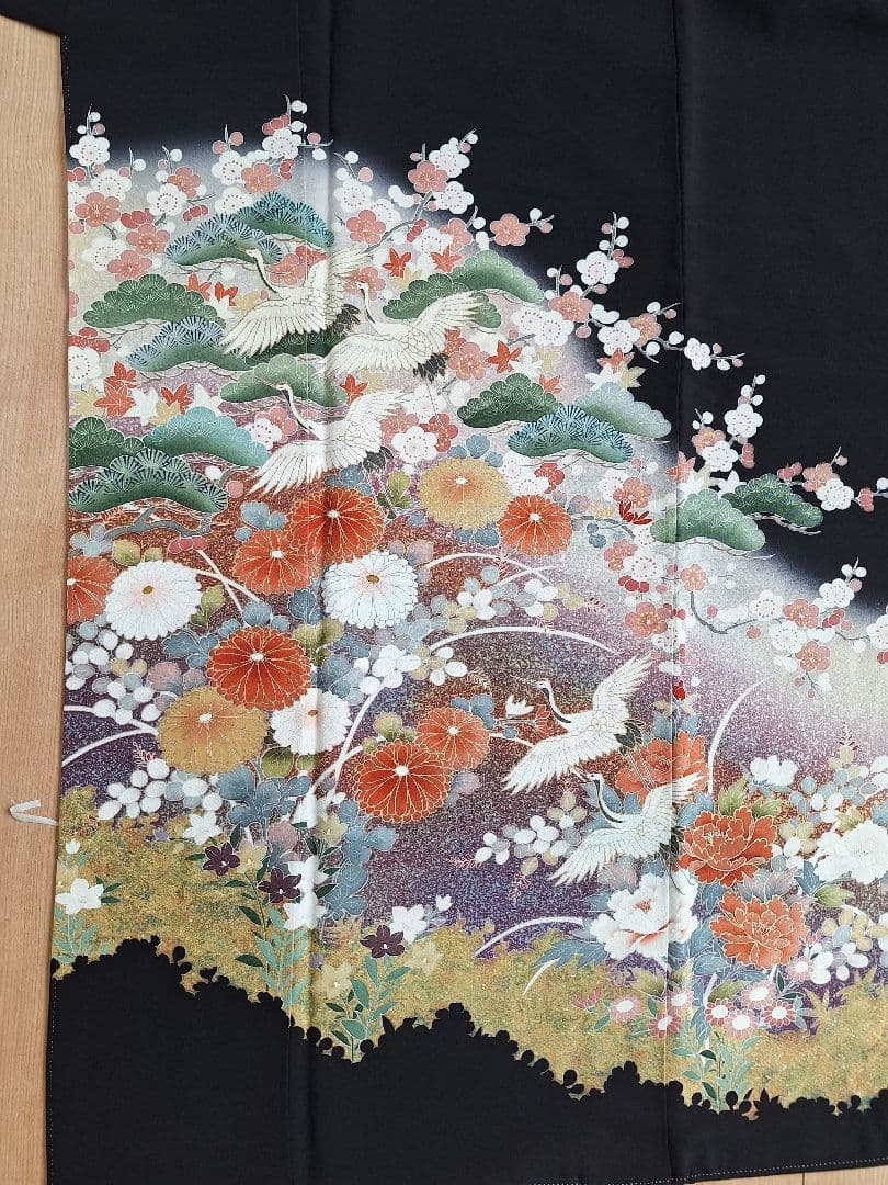 着物リメイクワンピース3637