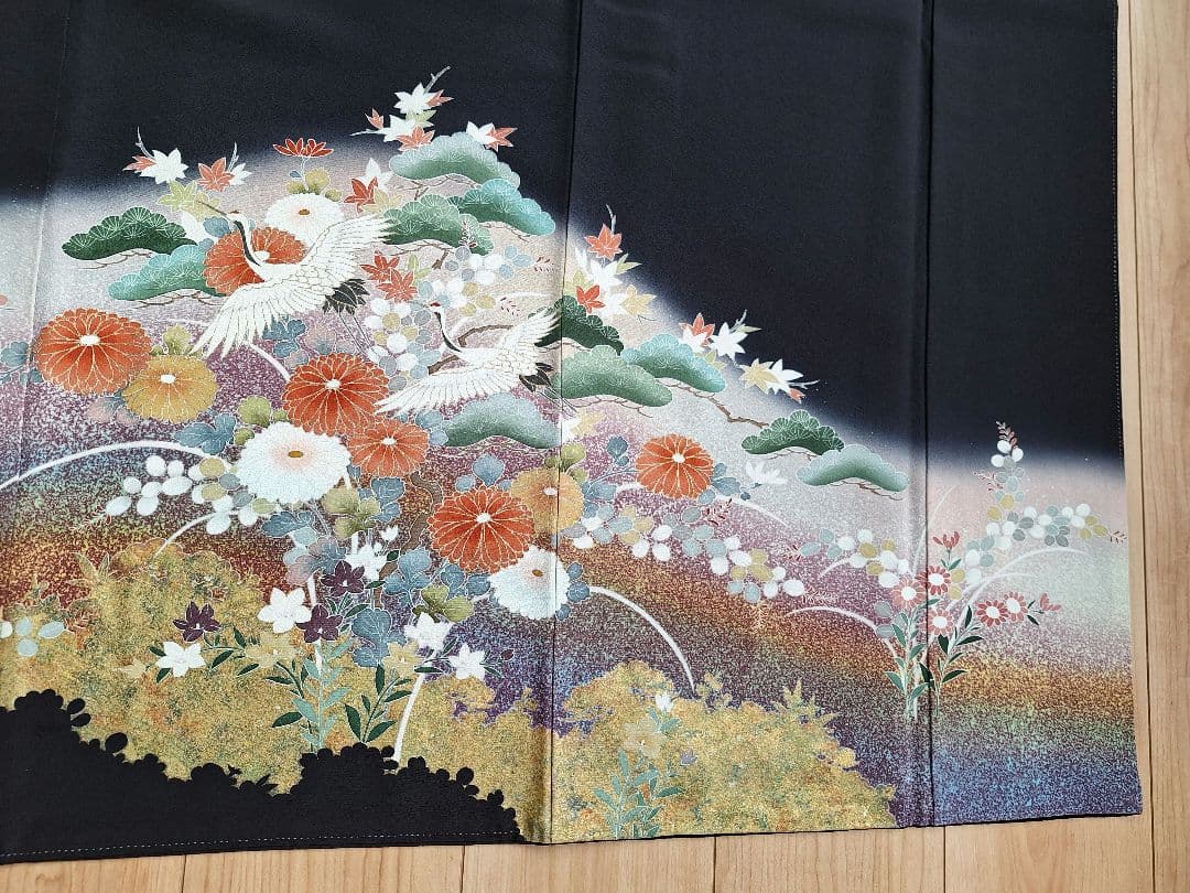 着物リメイクワンピース3637