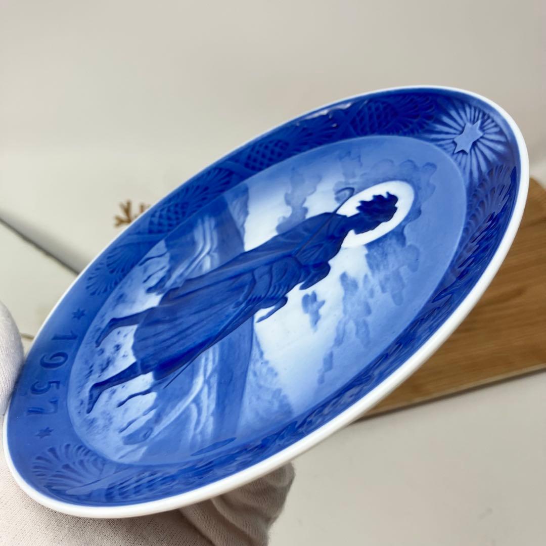 美品　超希少　ロイヤルコペンハーゲン　イヤープレート1957 よき羊飼い