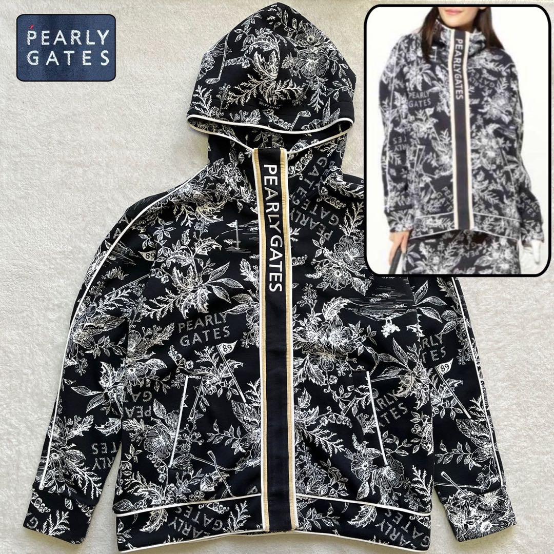 パーリーゲイツ 　近年モデル　花柄　パーカー　ジャケット